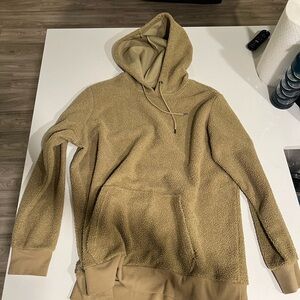 No Boundaries Beige Sherpa Jacket